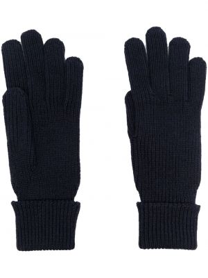 Плетени ръкавици Woolrich синьо