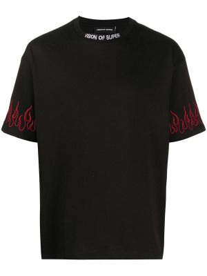 Camiseta con bordado Vision Of Super negro