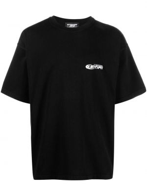 T-shirt aus baumwoll mit print Enterprise Japan schwarz