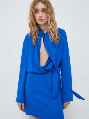 Mini haljina Samsoe Samsoe plava