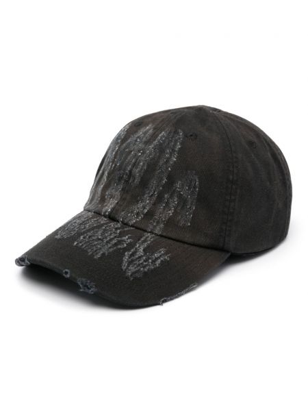 Distressed cap 032c schwarz