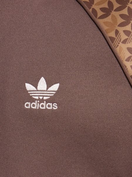 Veste en coton Adidas Originals marron