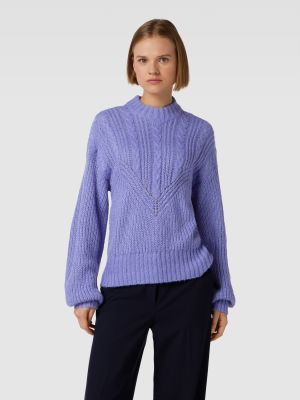 Dzianinowy sweter ze stójką Object