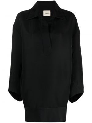 Košilové šaty Khaite černé