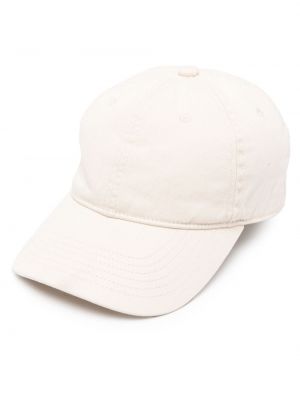 Памучна шапка с козирки Toteme бяло
