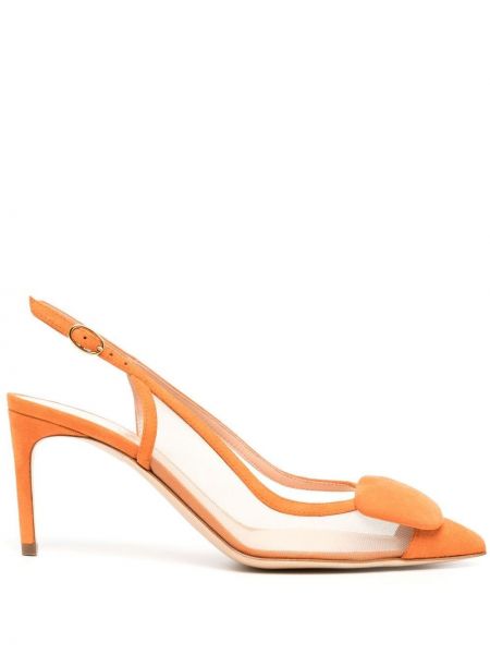 Полуотворени обувки Rupert Sanderson оранжево