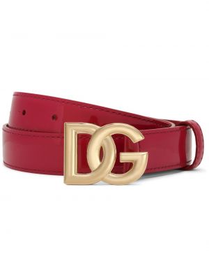 Kožený pásek s přezkou Dolce & Gabbana