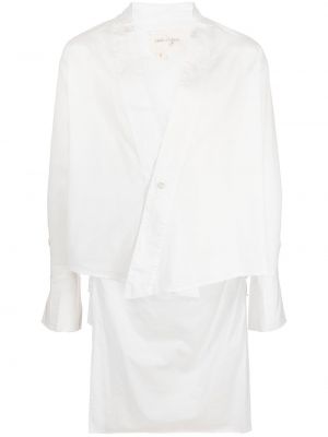 Oversize риза Greg Lauren бяло