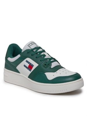 Sneakerși Tommy Jeans verde