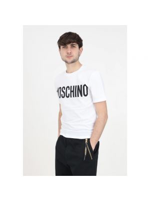 Koszulka z nadrukiem Moschino
