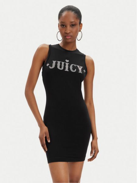 Haljina slim fit Juicy Couture crna