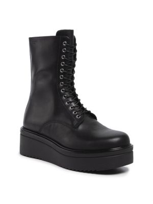 Členkové topánky Vagabond čierna