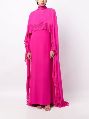Seiden abendkleid Versace pink