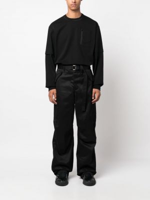 Pantalon cargo avec poches Sacai noir