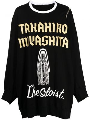 Sweatshirt med dragkedja Takahiromiyashita The Soloist svart