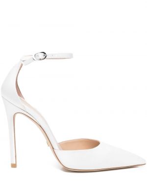 Stropper pumper Stuart Weitzman hvit