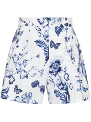 Kratke hlače s cvetličnim vzorcem s potiskom Oscar De La Renta