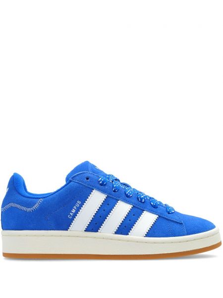 Baskets en suède Adidas bleu