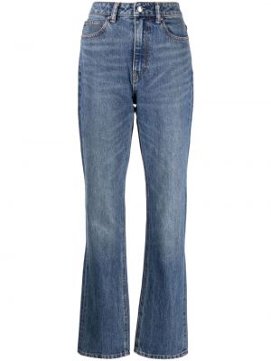 Jeans skinny taille haute slim Alexander Wang bleu