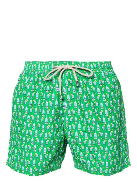 Kratke hlače s printom Mc2 Saint Barth zelena