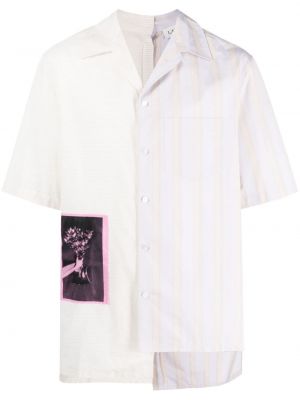 Asimetriška medvilninė marškiniai Lanvin
