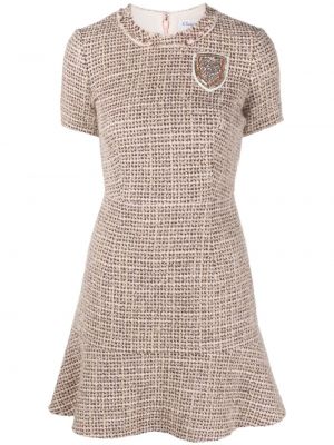 Sukienka mini tweedowa Christian Dior