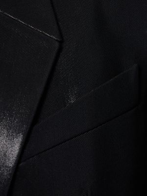 Uska jakna s izrezom na leđima Mugler crna