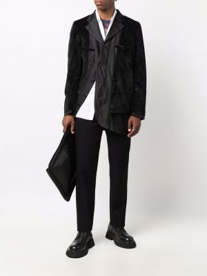 Chaqueta de tejido jacquard Comme Des Garçons Homme Plus negro