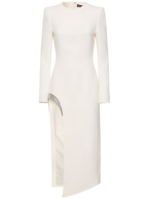 Μίντι φόρεμα David Koma λευκό