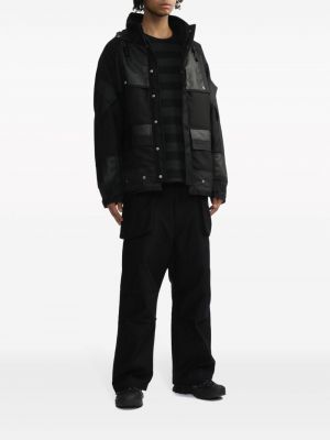 Veste à capuche à imprimé Junya Watanabe noir
