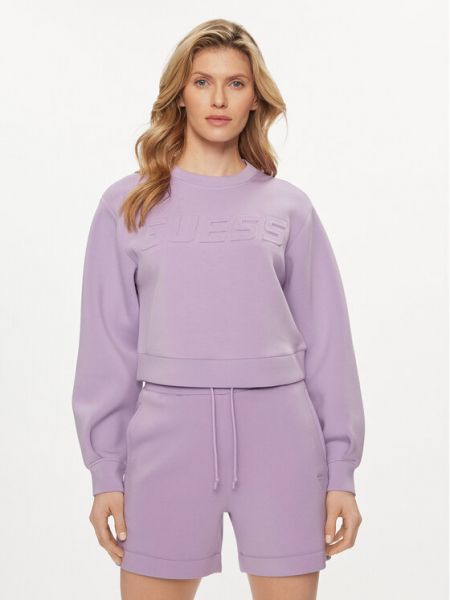 Sportinis džemperis Guess violetinė