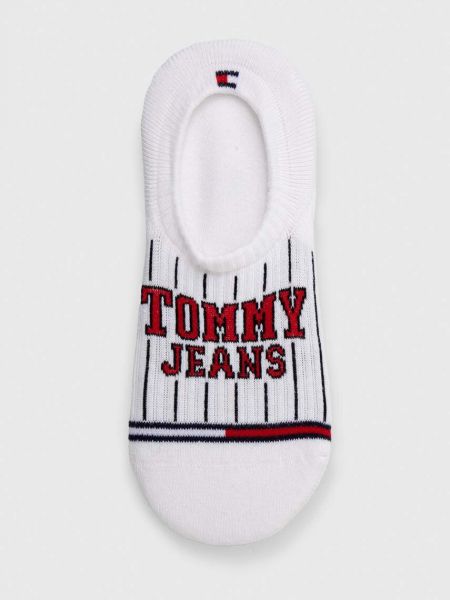 Чорапи Tommy Jeans бяло