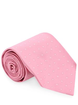 Шелковый галстук с принтом Barba