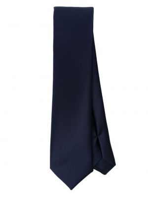 Сатенена вратовръзка Dolce & Gabbana синьо