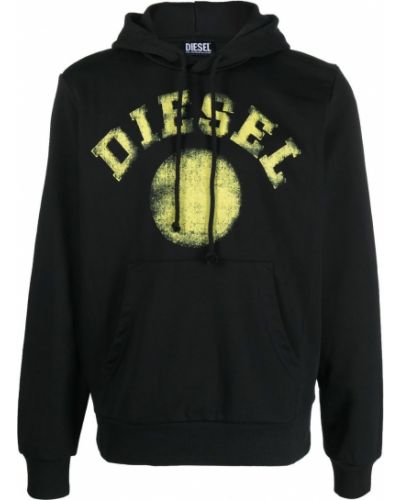 Hoodie Diesel svart