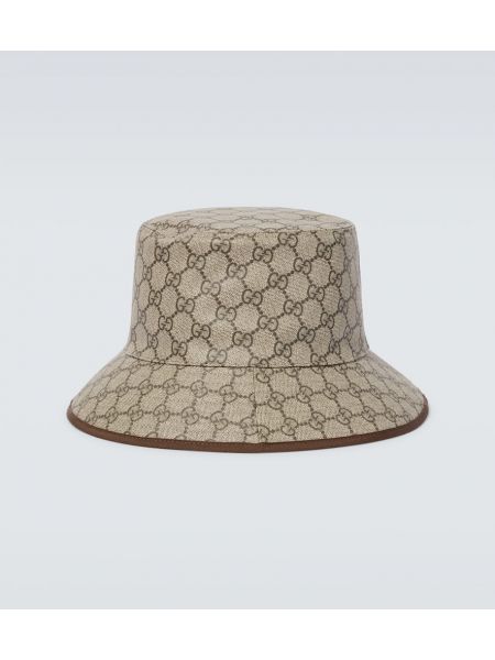 Beżowa czapka Gucci