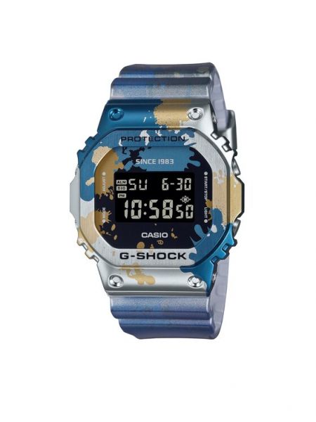 Gatvės stiliaus laikrodžiai G-shock mėlyna