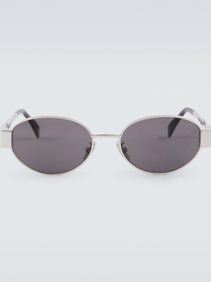 Srebrne okulary przeciwsłoneczne Celine Eyewear