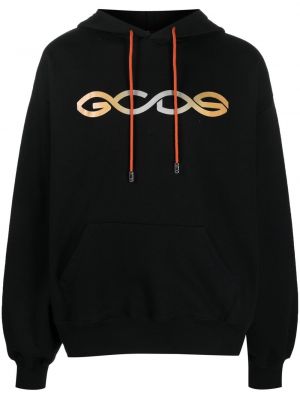 Reflektierender hoodie mit print Gcds schwarz