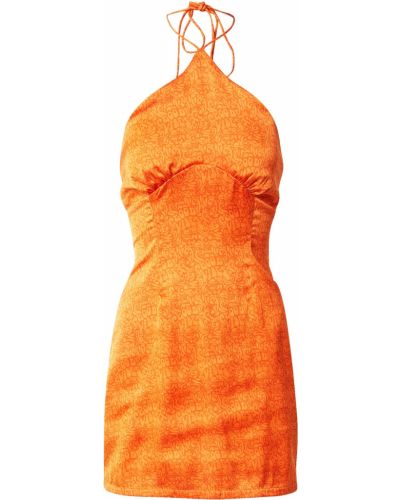 Νάιλον μini φόρεμα Neon & Nylon πορτοκαλί