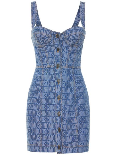 Mini vestido Moschino azul