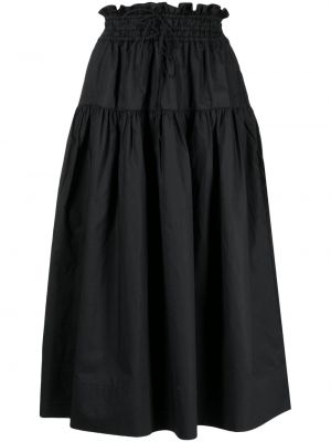 Bavlněné midi sukně Ulla Johnson černé