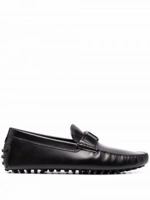 Skinn loafers Tod's brun