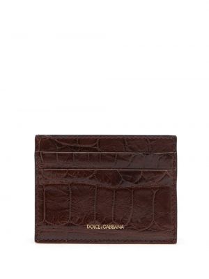 Novčanik Dolce & Gabbana smeđa