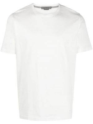 Kokvilnas t-krekls Corneliani balts