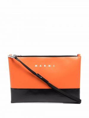 Trykt clutch Marni svart