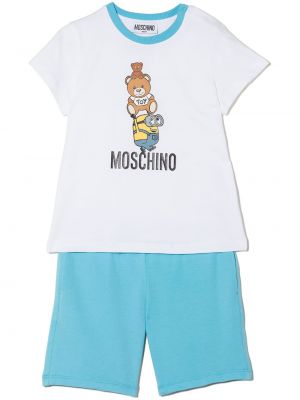 Joggedress for jenter Moschino Kids hvit