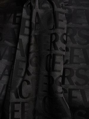 Jacquard selyem ing Versace fekete