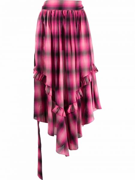 Midi sukně Alexandre Vauthier - Růžová