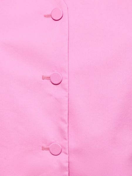 Chaleco de raso de algodón The Andamane rosa